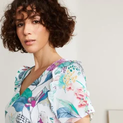 Yves Delorme Chemise de nuit courte Bahamas- Robes|Homewear & Loungewear