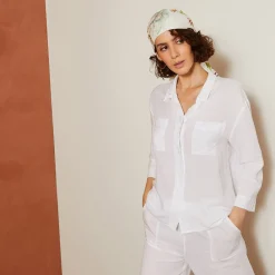 Yves Delorme Chemise Hacienda- Hauts, Sweats, Vestes & Kimonos|Homewear & Loungewear