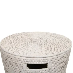 Yves Delorme Corbeille à linge Guérande- Accessoires De Salle De Bain