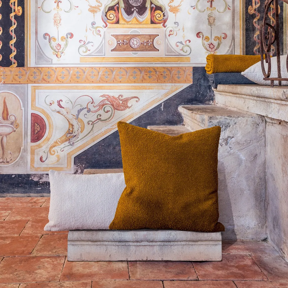 Yves Delorme Coussin Bouclette- Coussins