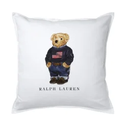 Yves Delorme Coussin Flag Sweater Bear- Coussins