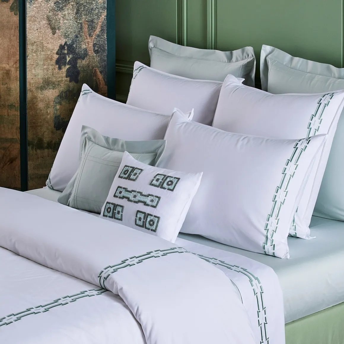 Yves Delorme Drap plat Tuilerie- Draps Plats