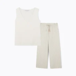 Yves Delorme Ensemble décontracté Sardaigne- Pantalons, Shorts & Combinaisons|Hauts, Sweats, Vestes & Kimonos