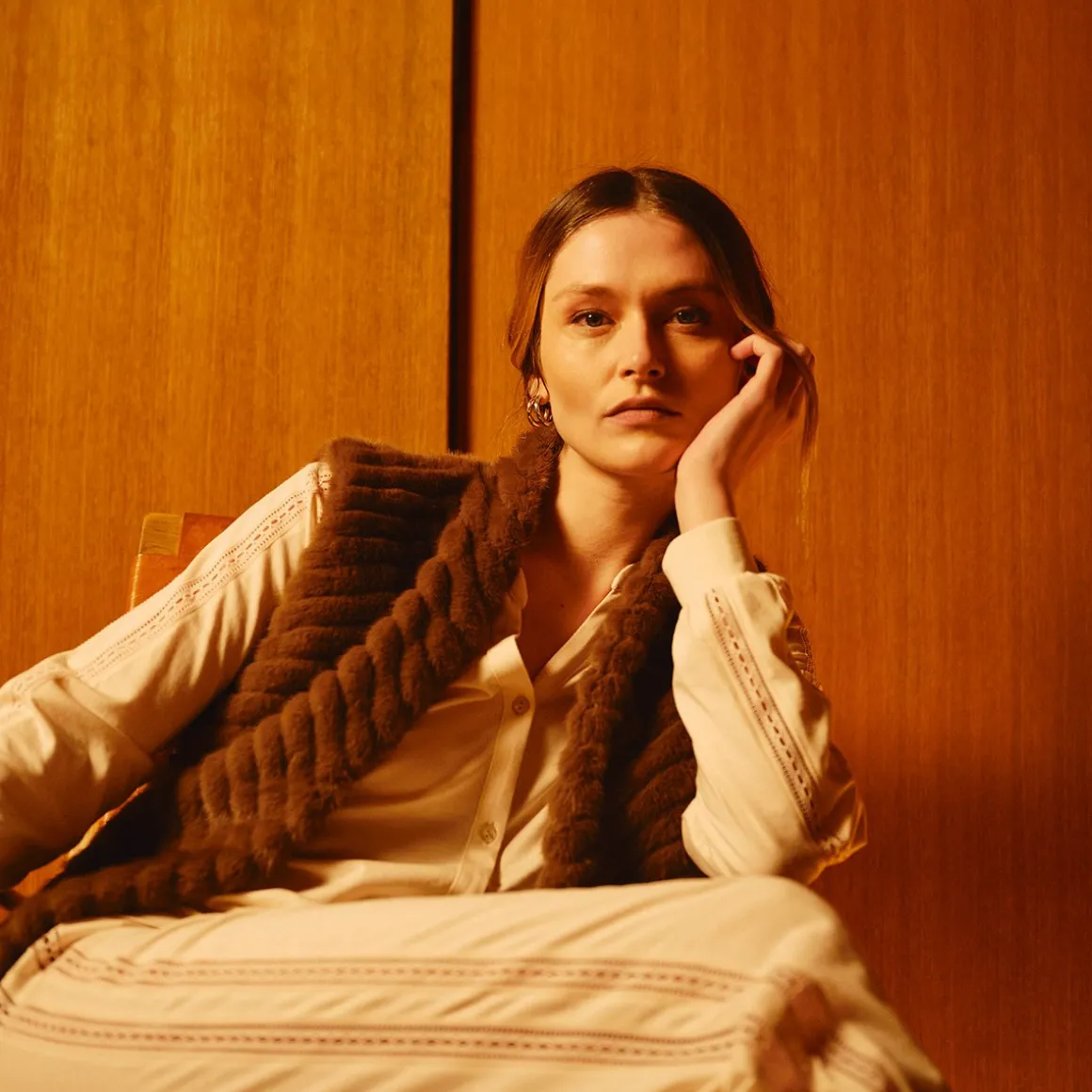 Yves Delorme Gilet court Joséphine- Hauts, Sweats, Vestes & Kimonos|Homewear & Loungewear