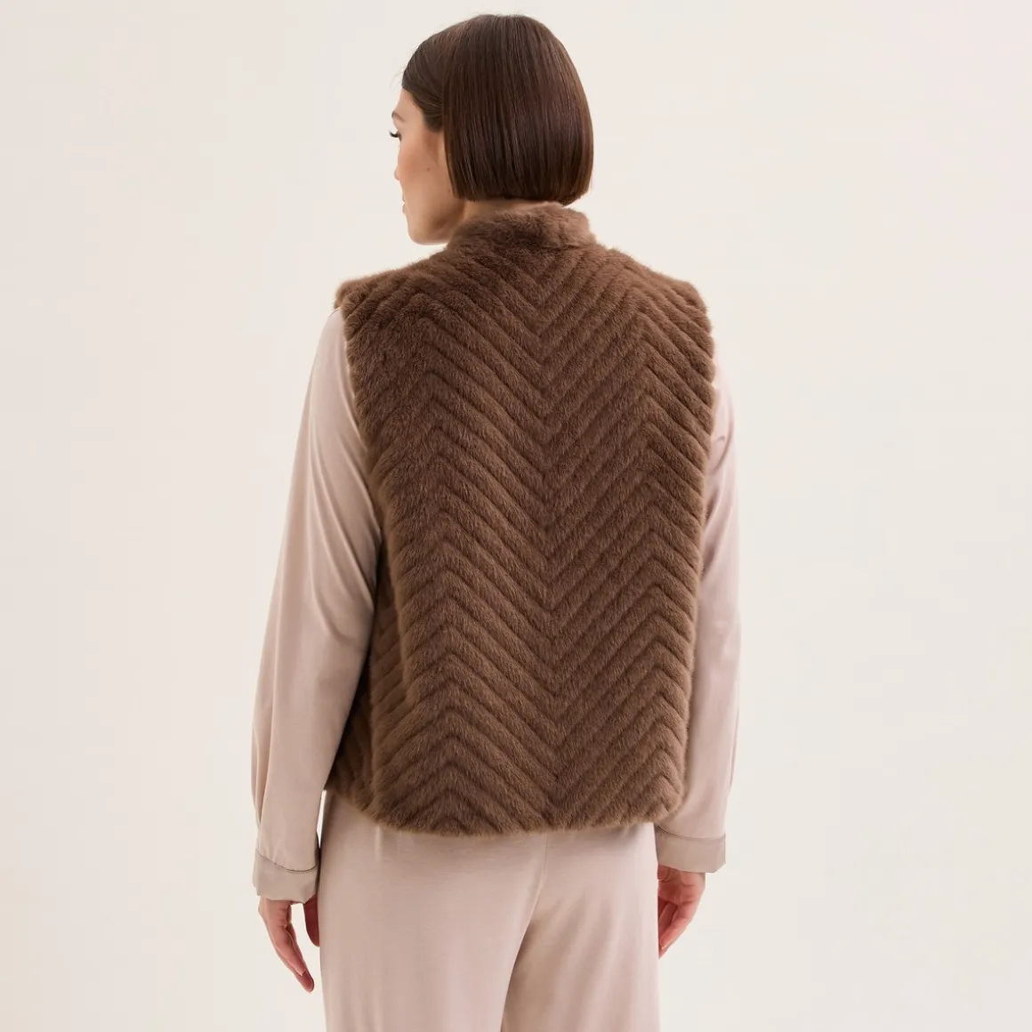 Yves Delorme Gilet court Joséphine- Hauts, Sweats, Vestes & Kimonos|Homewear & Loungewear