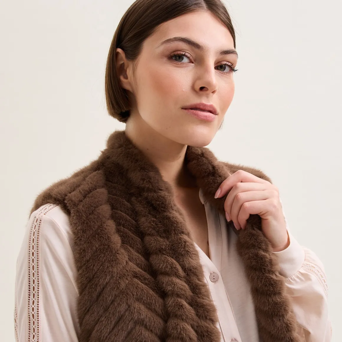 Yves Delorme Gilet long Joséphine- Hauts, Sweats, Vestes & Kimonos|Homewear & Loungewear