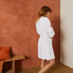 Yves Delorme Kimono court Fauve- Robes De Chambre & Kimonos|Vêtements De Nuit