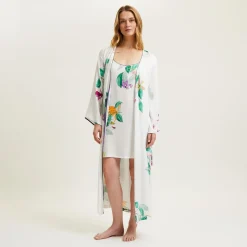 Yves Delorme Kimono Parfum- Hauts, Sweats, Vestes & Kimonos|Homewear & Loungewear