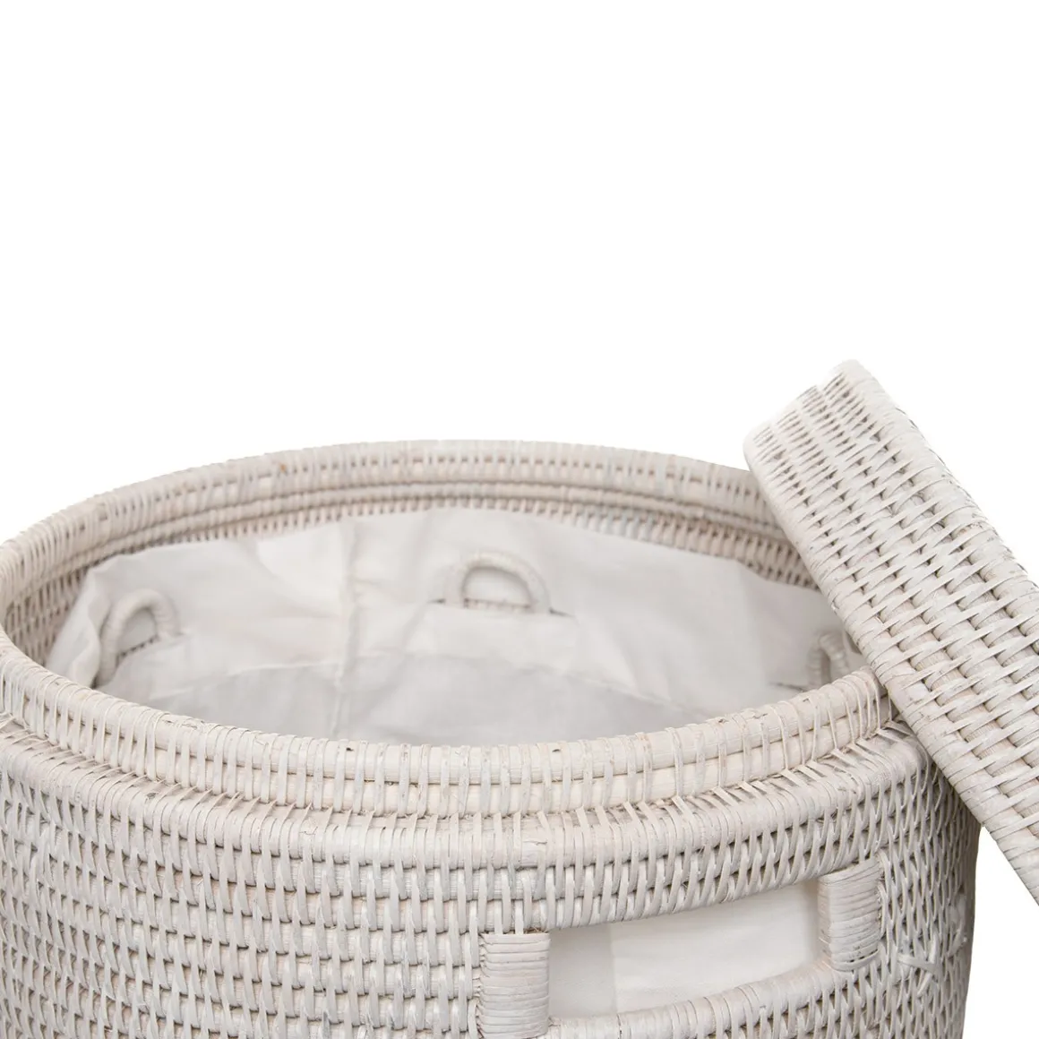 Yves Delorme Panier à linge Bayonne- Accessoires De Salle De Bain