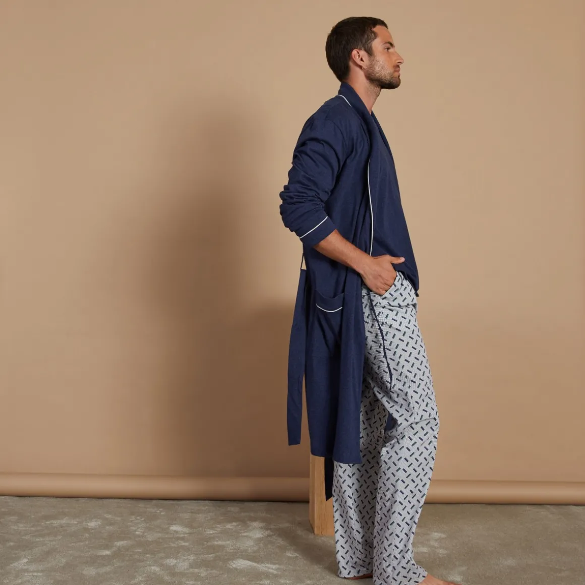 Yves Delorme Peignoir court Nohan-Homme Collection Homme|Voir Tous Les Produits