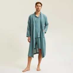 Yves Delorme Peignoir long Andros-Homme Collection Homme|Voir Tous Les Produits