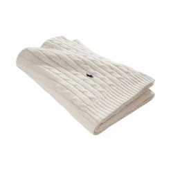 Yves Delorme Plaid Cable- Plaids & Dessus De Lit