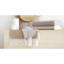 Yves Delorme Plaid Sherpa- Plaids & Dessus De Lit