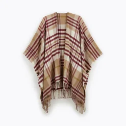 Yves Delorme Poncho Carreaux- Ponchos|Homewear & Loungewear