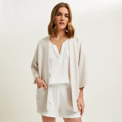 Yves Delorme Poncho court Lanzarote- Hauts, Sweats, Vestes & Kimonos|Ponchos