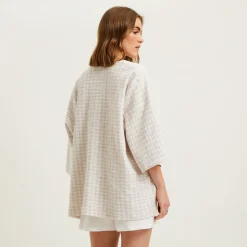Yves Delorme Poncho court Lanzarote- Hauts, Sweats, Vestes & Kimonos|Ponchos