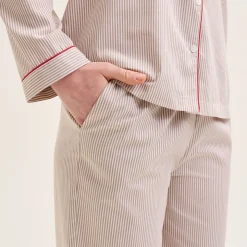 Yves Delorme Pyjama Essentiel rayé- Pyjamas|Vêtements De Nuit