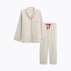 Yves Delorme Pyjama Essentiel rayé- Pyjamas|Vêtements De Nuit