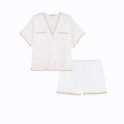 Yves Delorme Pyjama short Essentiel Uni- Pyjamas|Voir Tous Les Produits