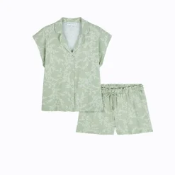 Yves Delorme Pyjama short Georgia- Pyjamas|Vêtements De Nuit
