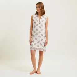Yves Delorme Robe courte Tabarca- Robes|Homewear & Loungewear