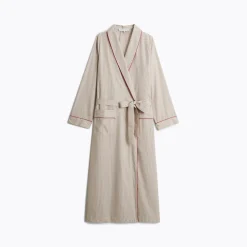 Yves Delorme Robe de chambre Essentiel rayé- Robes De Chambre & Kimonos|Vêtements De Nuit