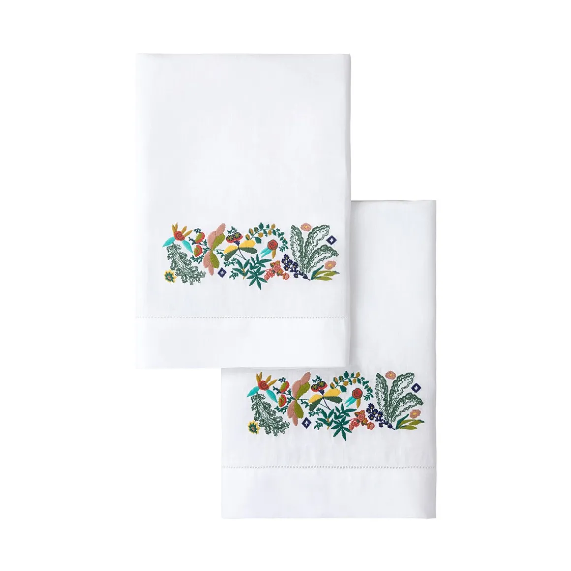 Yves Delorme Set de 2 essuies-mains Jardins- Essuie Mains & Torchons