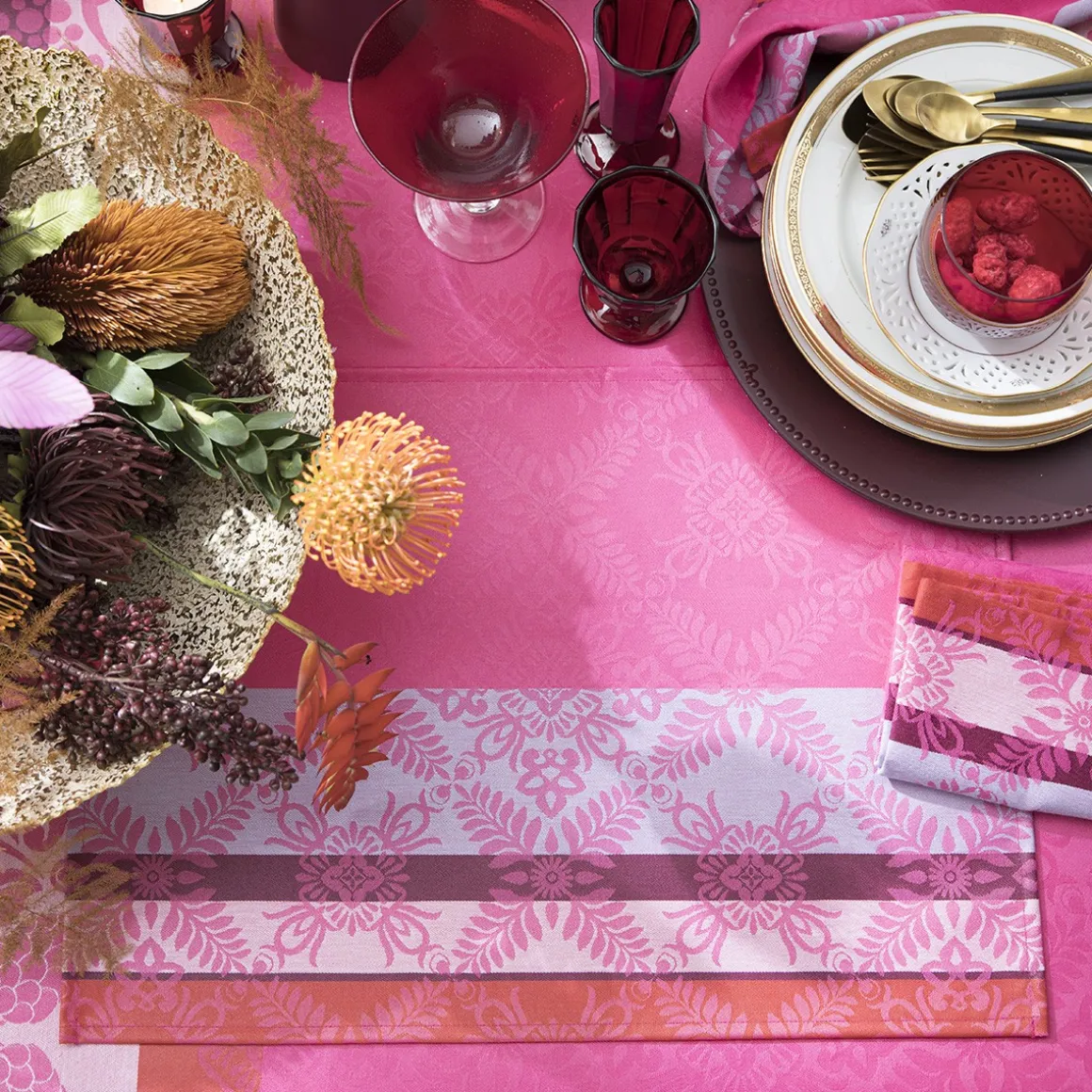 Yves Delorme Set de table Mumbai Enduit enduit- Sets De Table